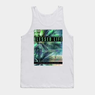 Bless Life - Beach Style - Surfer Design Tank Top